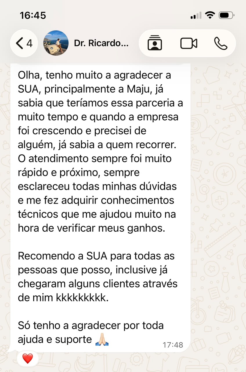 Depoimento de cliente 2