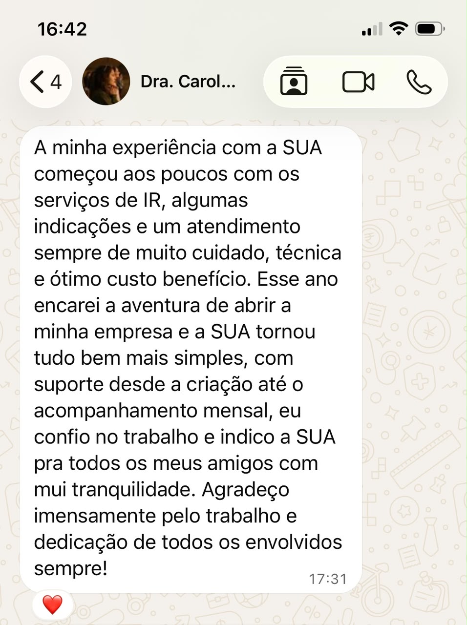 Depoimento de cliente 4